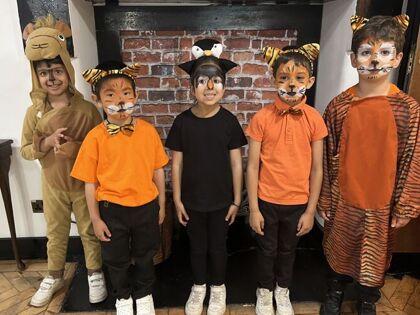 Year 1 Perform 'Sir David Hattenscarf and the Wonders of the World'