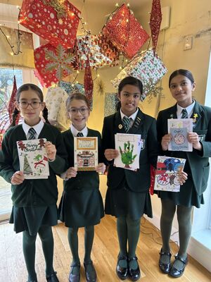 25 12 01 christmas card art prefects and winner